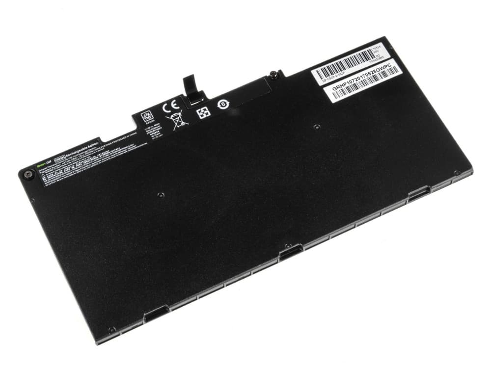 Grønt cellebatteri til HP EliteBook 745 G3, 3400 mAh, 11,4 V