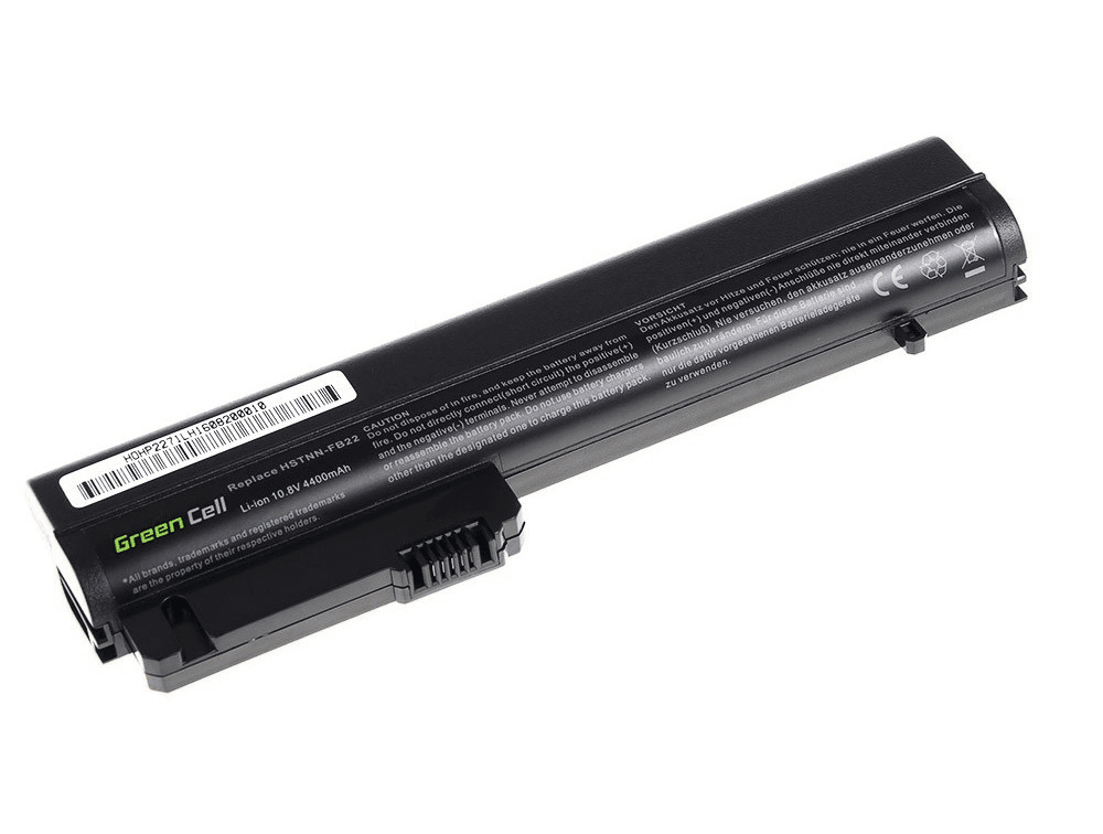 Green Cell-batteri til HP Compaq 2510p, nc2400 osv. 4400 mAh, 11,1 V