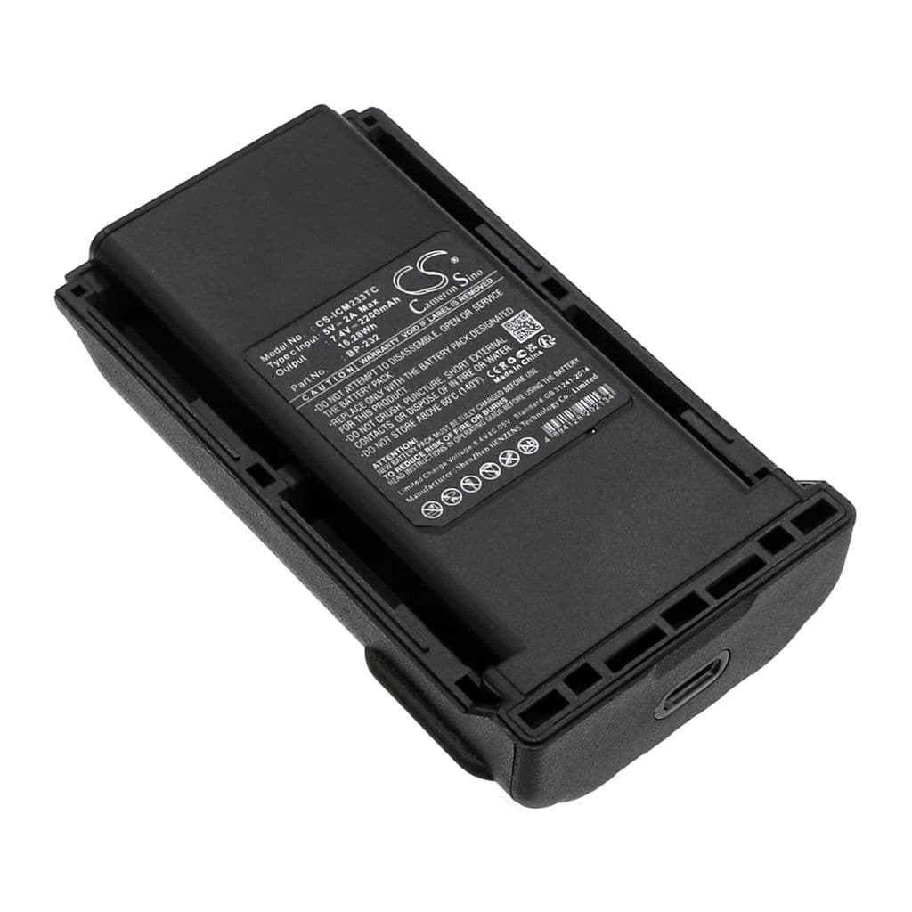 Batteri til Icom IC-A14 etc