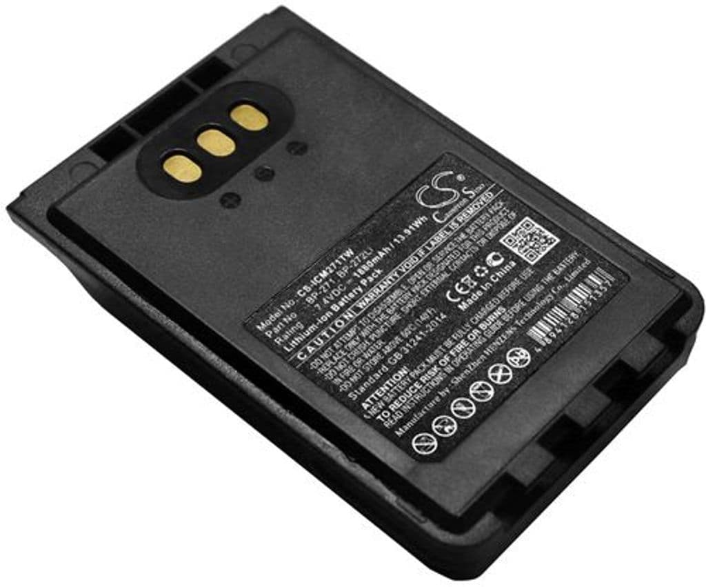 Batteri til Icom IC-31A etc