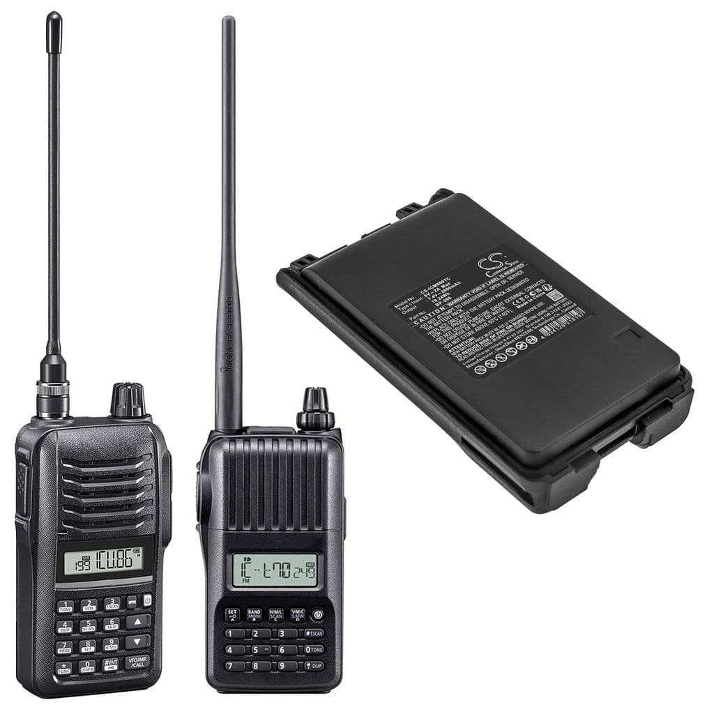 Batteri til Icom IC-F30 etc