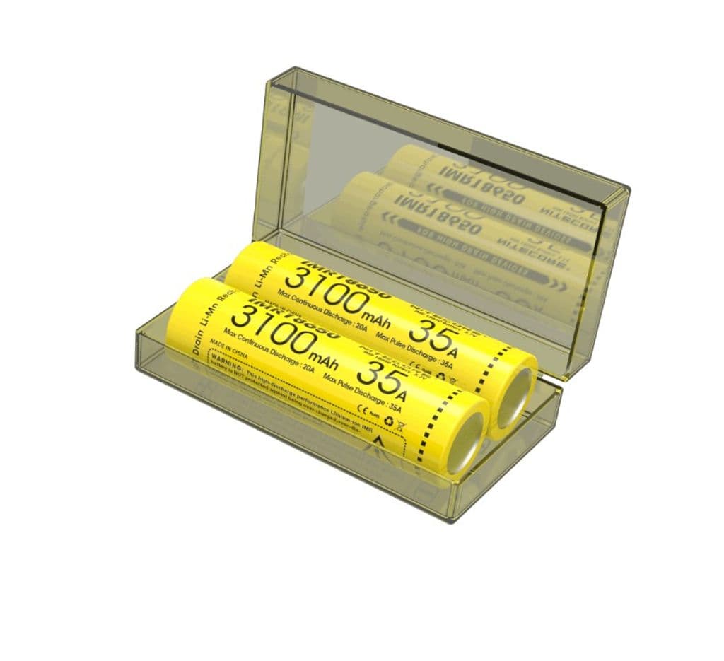 Nitecore IMR18650 35A 3100mah oppladbart litium-ion-batteri, 2-pakning