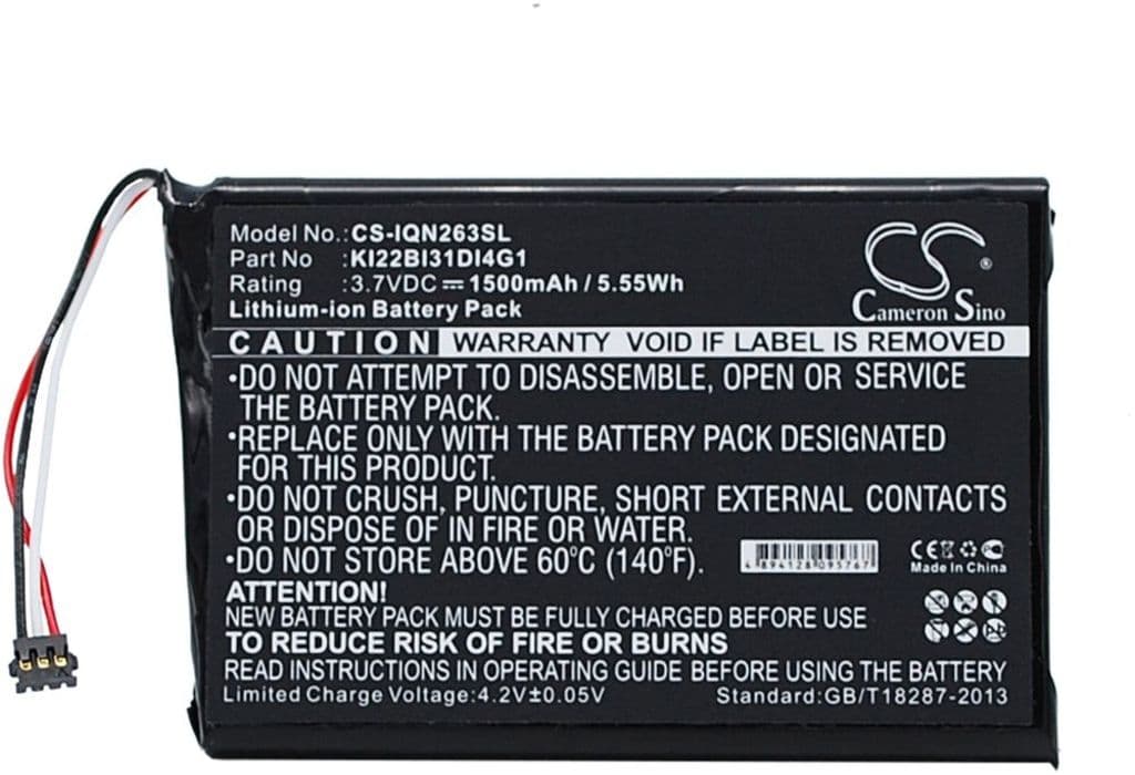 Batteri til Garmin 010-01188-02 etc