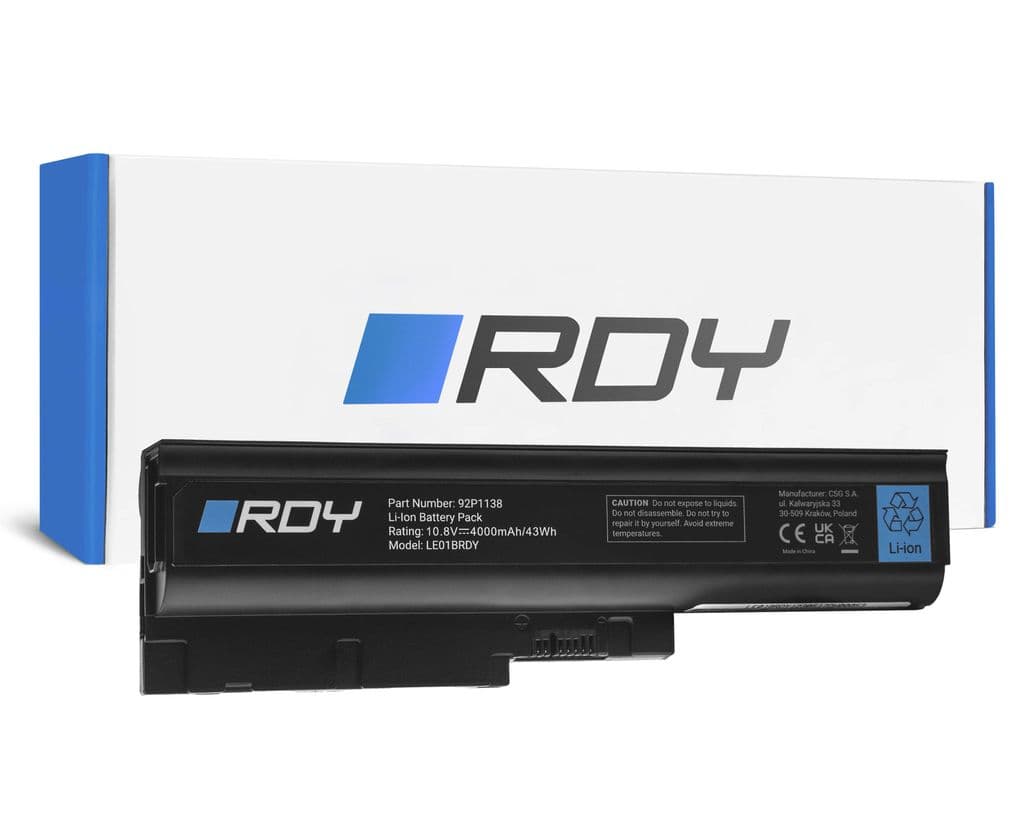RDY Batteri 42T4504 42T4513 92P1138 92P1139 for Lenovo ThinkPad R60 R60e osv.