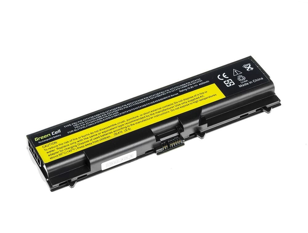 Green Cell-batteri til Lenovo ThinkPad, 4400 mAh, 11,1 V