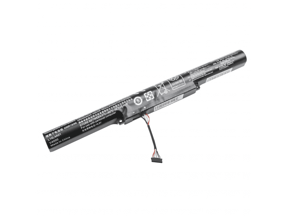 Green Cell-batteri til Lenovo Z51, IdeaPad 500-15ISK osv. 2200mAh, 14,4V