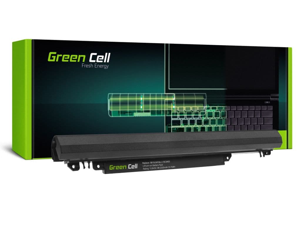 Green Cell-batteri til Lenovo IdeaPad 110-14IBR, 110-15ACL osv. 2200mAh, 11.1V