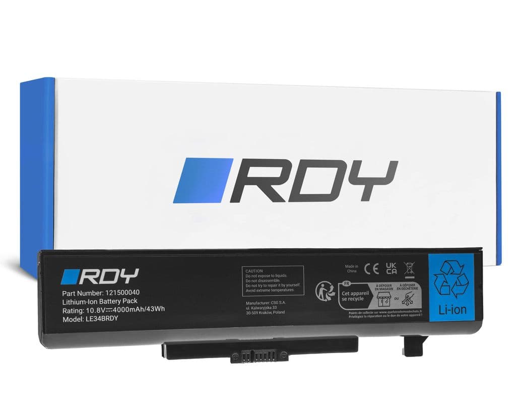 RDY Laptop-batteri L11L6Y01 L11M6Y01 L11S6Y01 for Lenovo B580 B590 G500 G505 osv.
