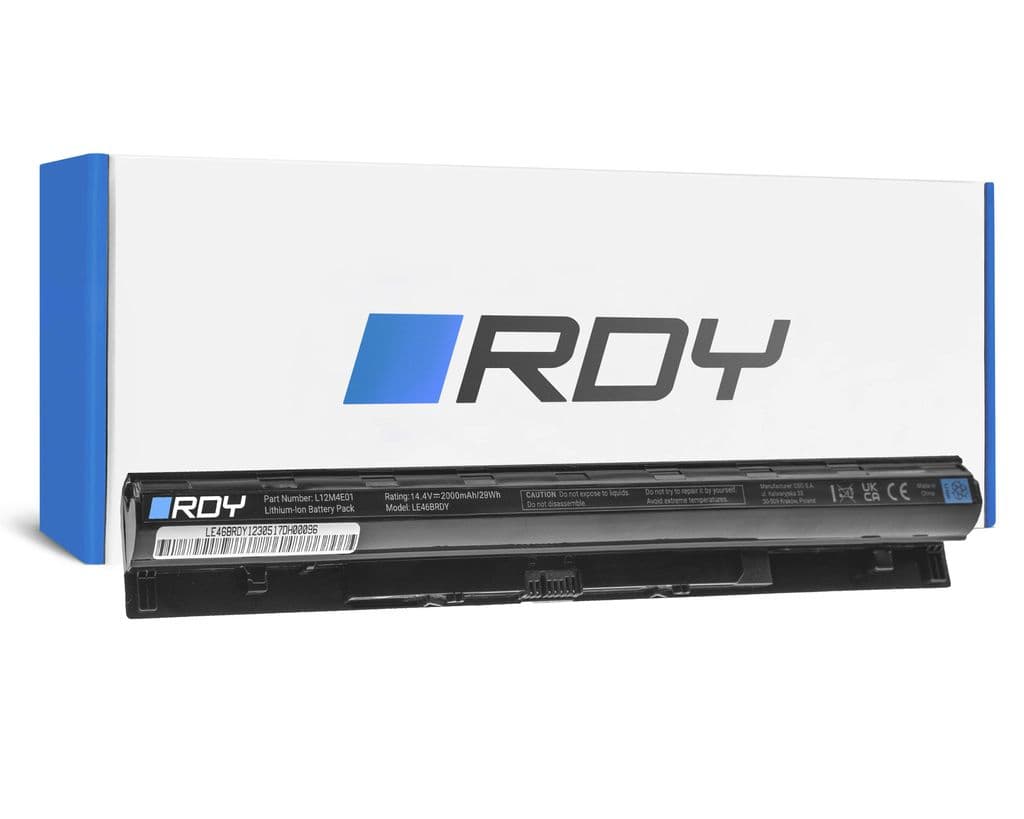 RDY Laptop-batteri L12M4E01 L12L4E01 L12L4A02 L12M4A02 til Lenovo G50 osv.