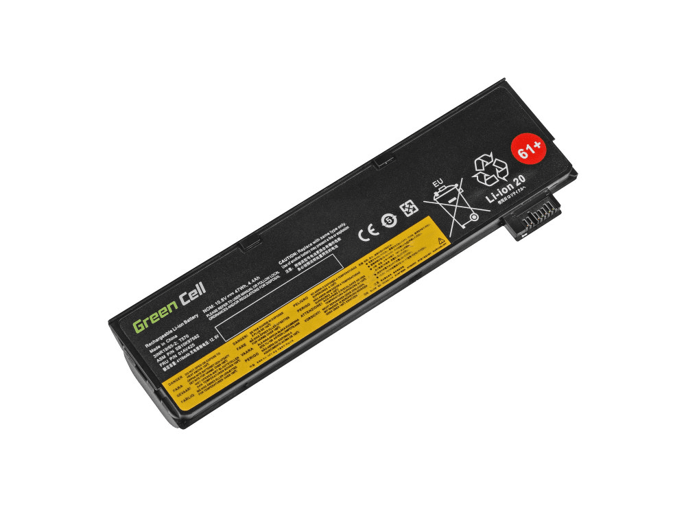 Green Cell-batteri til Lenovo ThinkPad T470, T570 osv. 4400 mAh, 11,1 V