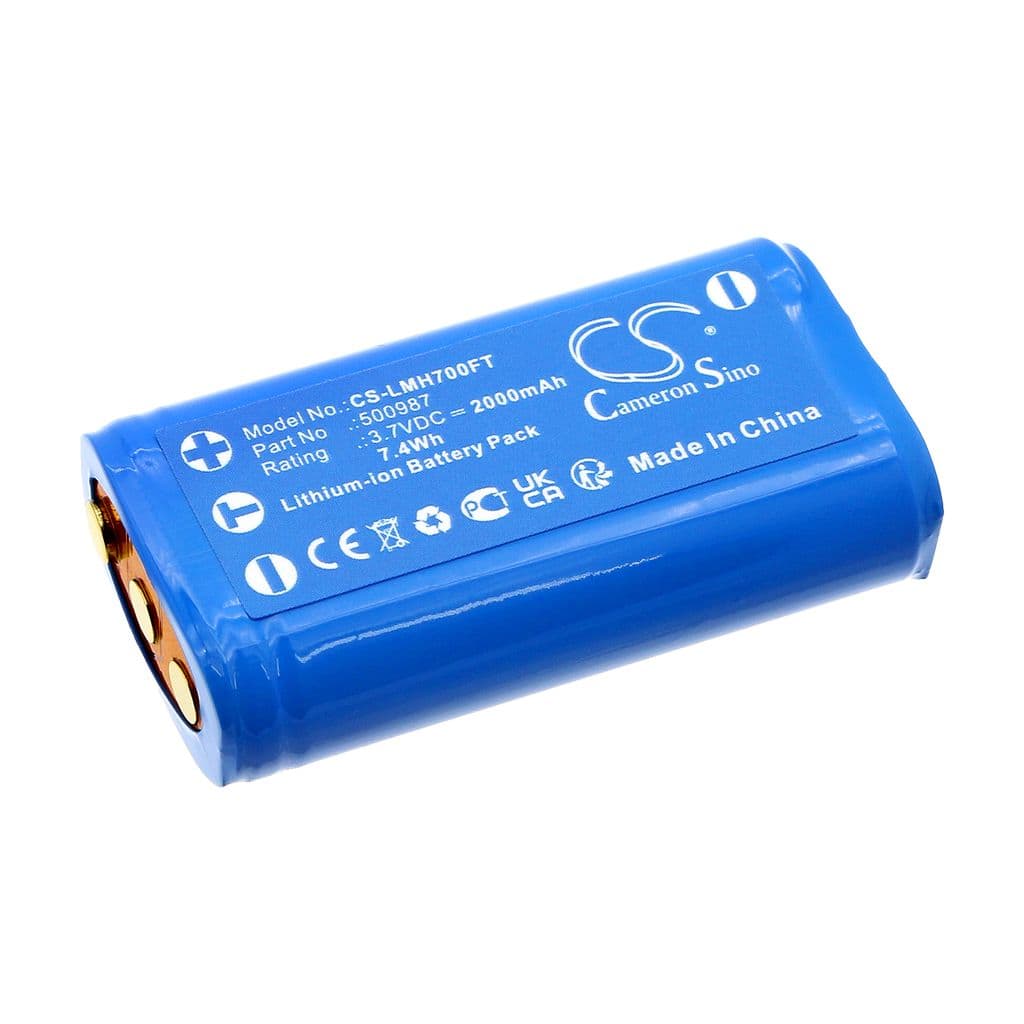 Batteri til Ledlenser MH7 etc
