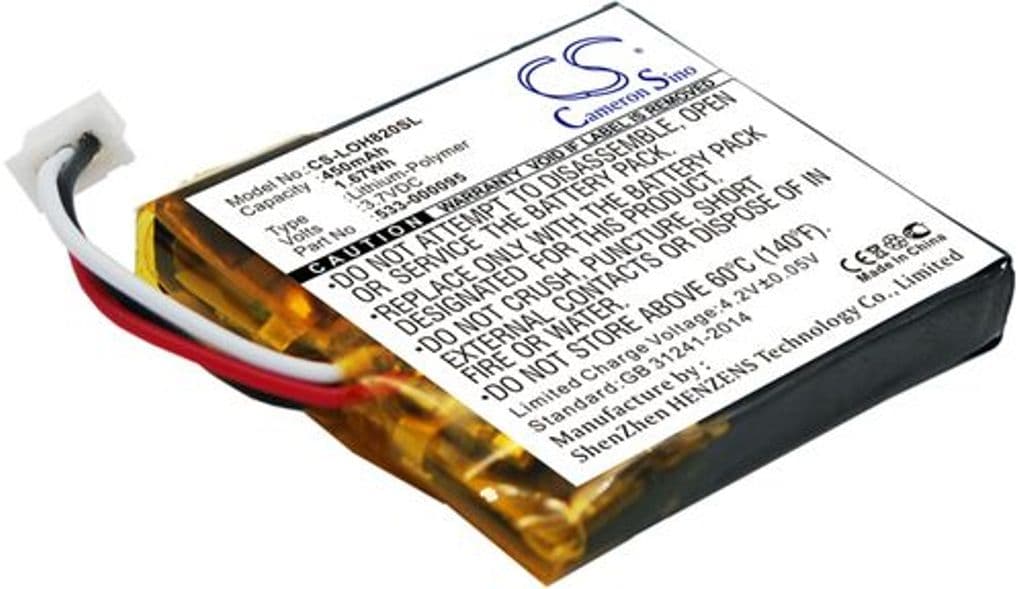 Batteri til Logitech H820e etc