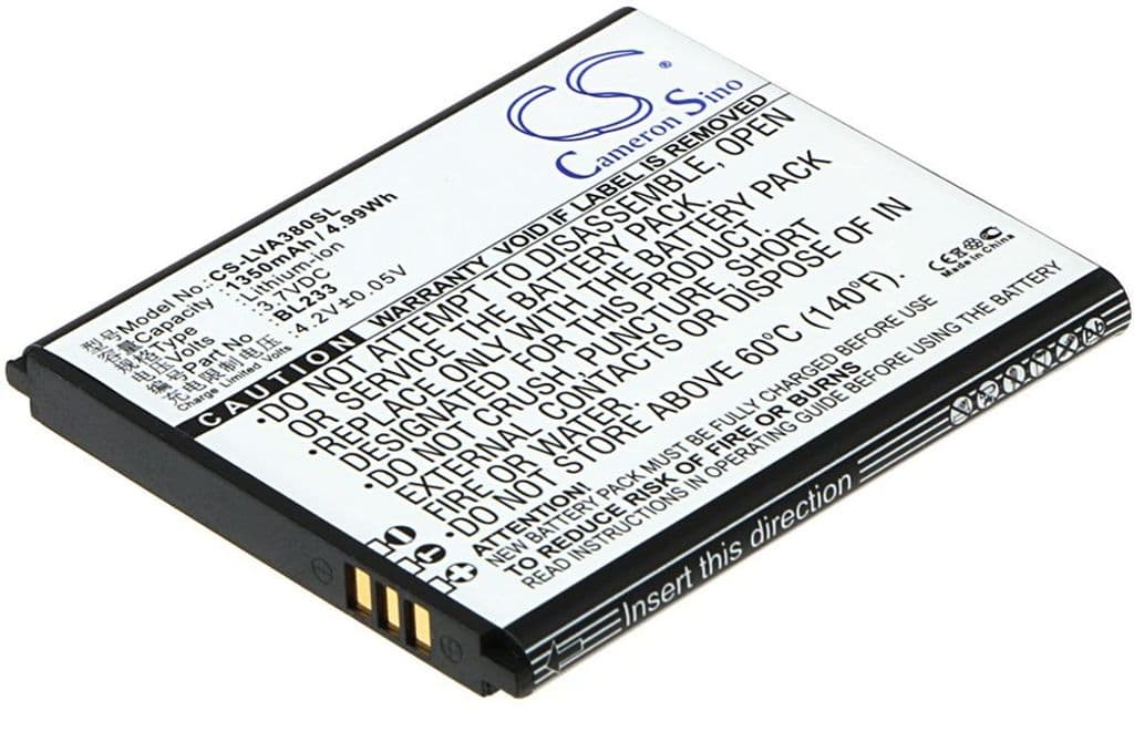 Batteri til Lenovo A2800-D etc