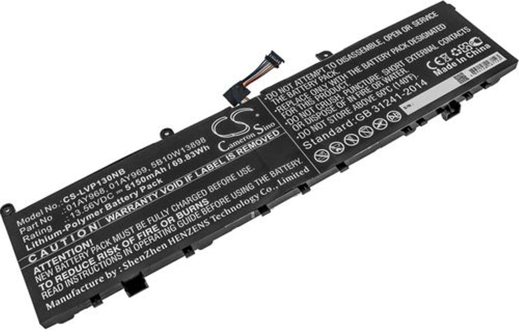 Batteri til Lenovo ThinkPad P1 (20MD000DGE) etc