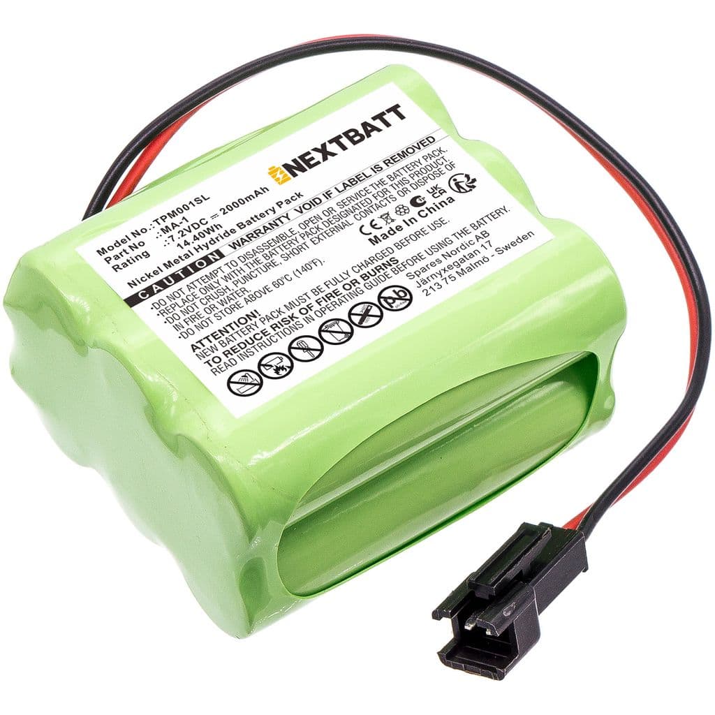 Batteri til Tivoli Audio PAL Radio