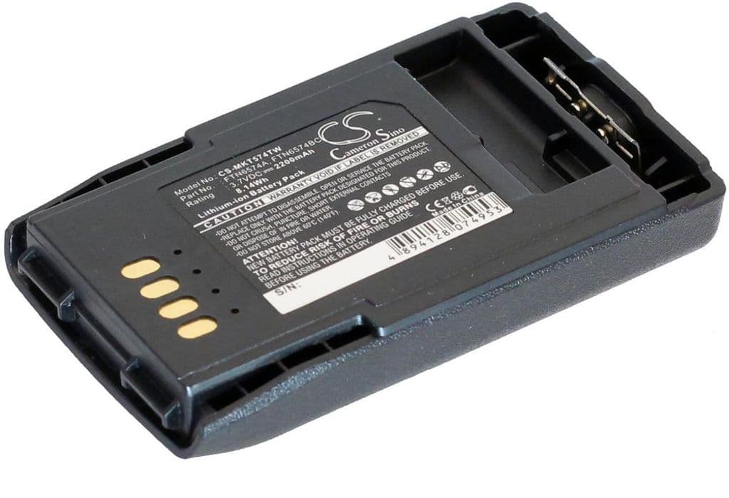 Batteri til Motorola CEP400 / MTP800 / MTP850 LI-ION erstatningsbatteri