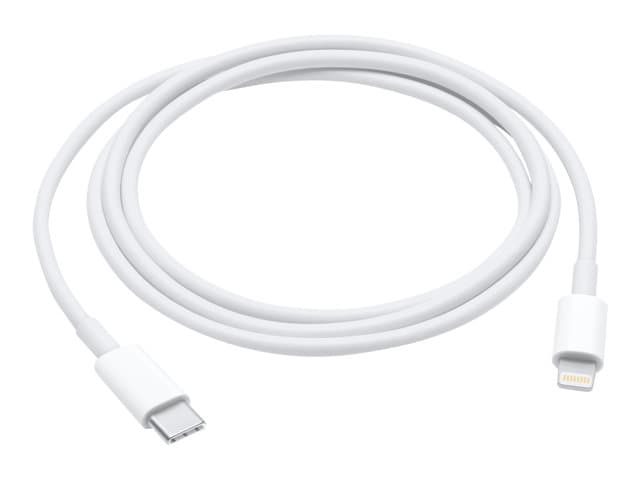 Apple USB-C til Lightning kabel, 1m (Bulk) - Hvit
