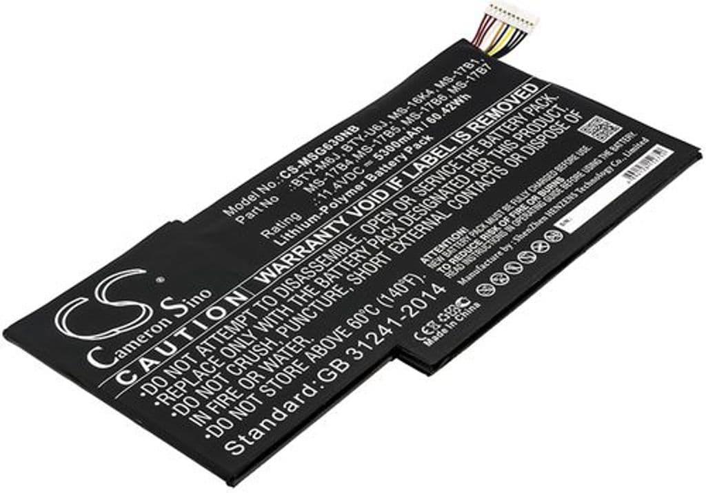 Batteri til Msi GS63 7RE Stealth Pro etc