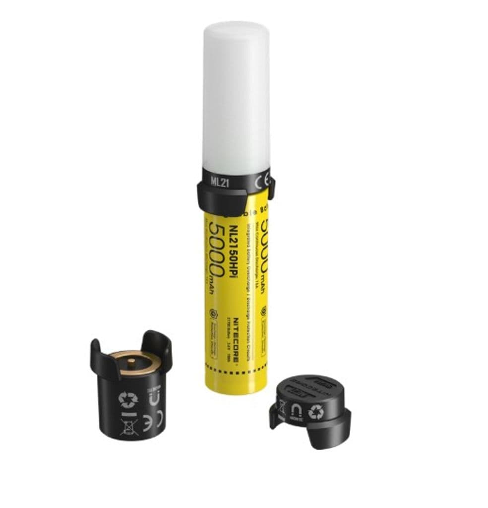 Nitecore 21700 Intelligent Battery System 5000mAh med Lykt, Lader og Powerbank