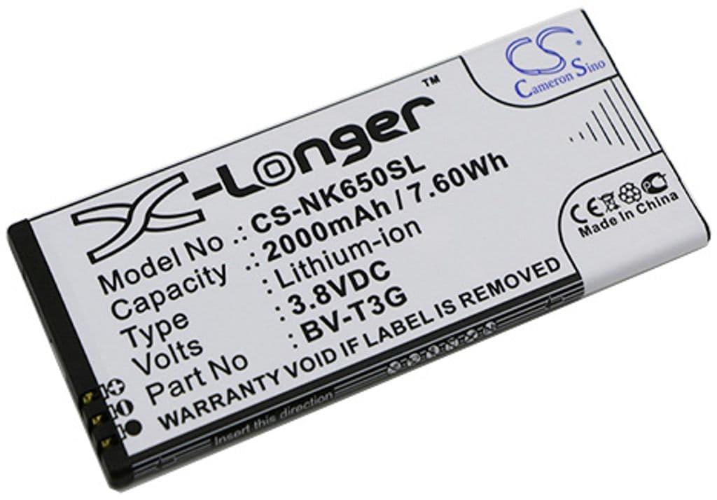 Batteri til Microsoft Lumia 650 etc