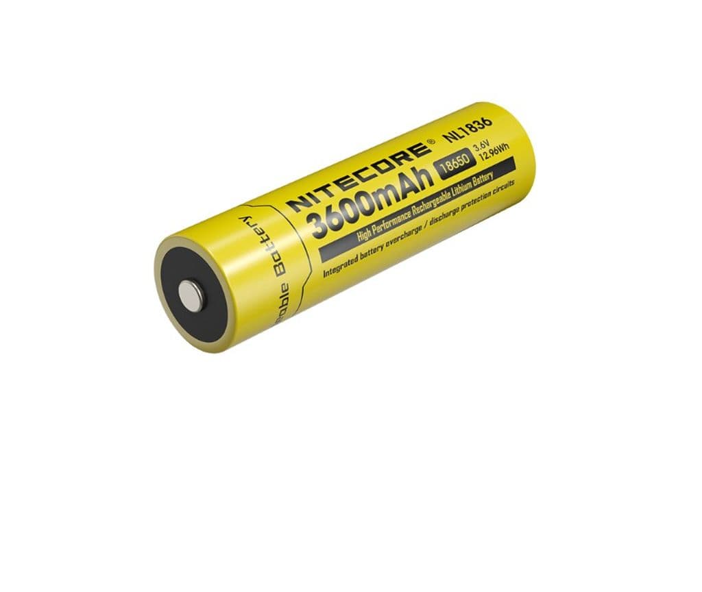 Nitecore NL1836 Li-ion 3600mAh 3,6V oppladbart 18650-batteri