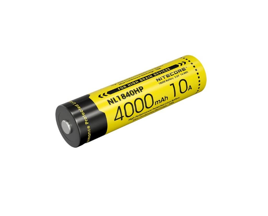 Nitecore NL1840HP Li-ion 4000mAh 3.6V 10A oppladbart 18650-batteri