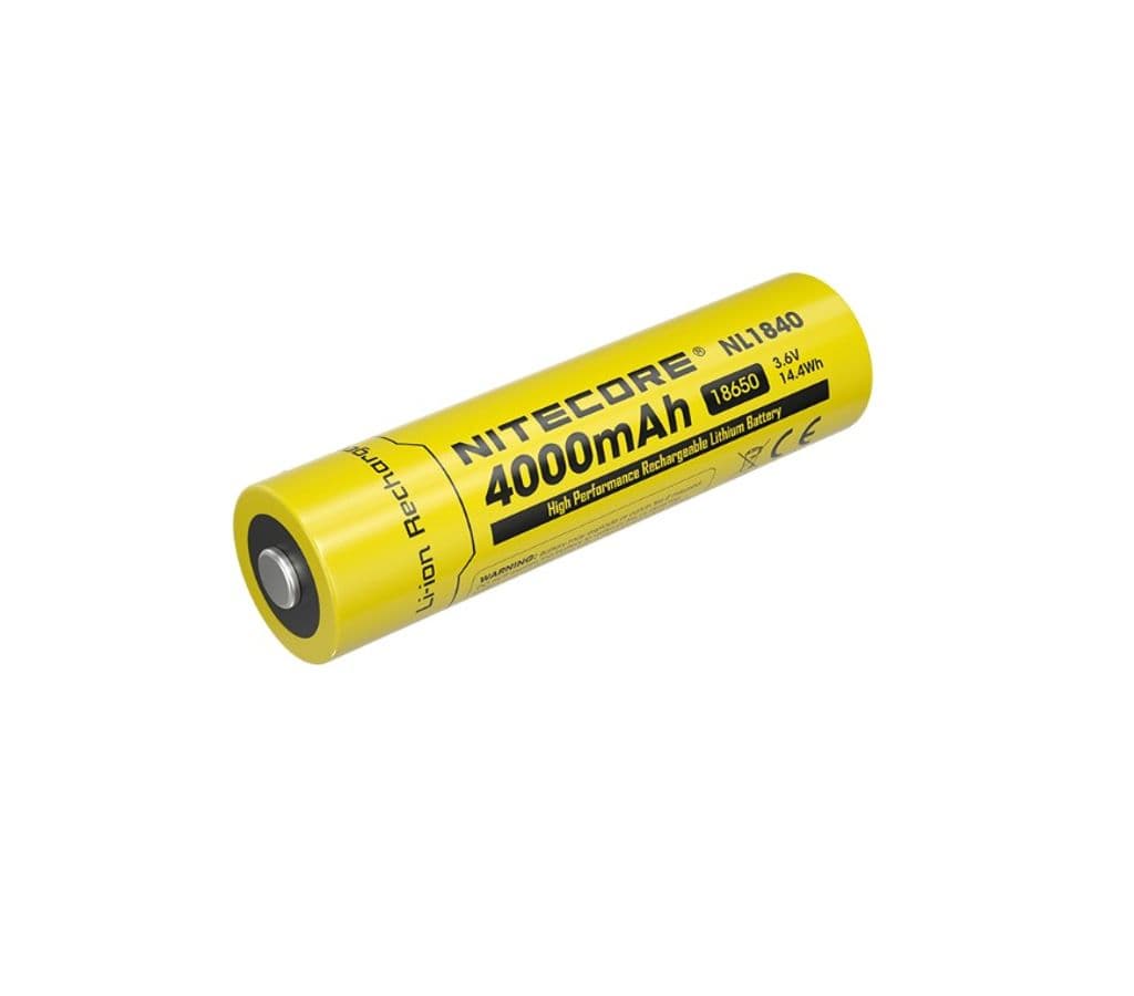 Nitecore NL1840 Li-ion 4000mAh 3,6V oppladbart 18650-batteri