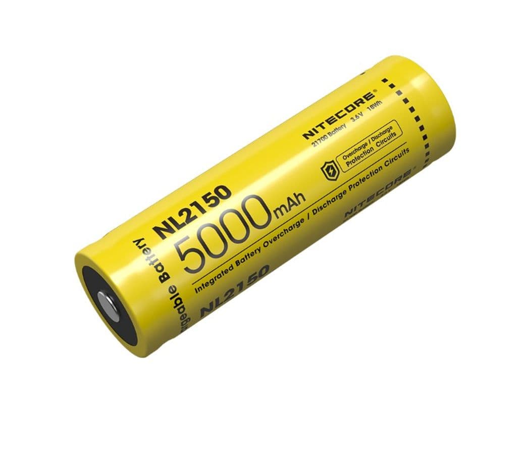 Nitecore NL2150 Li-ion 5000mAh 3,6V oppladbart 21700-batteri