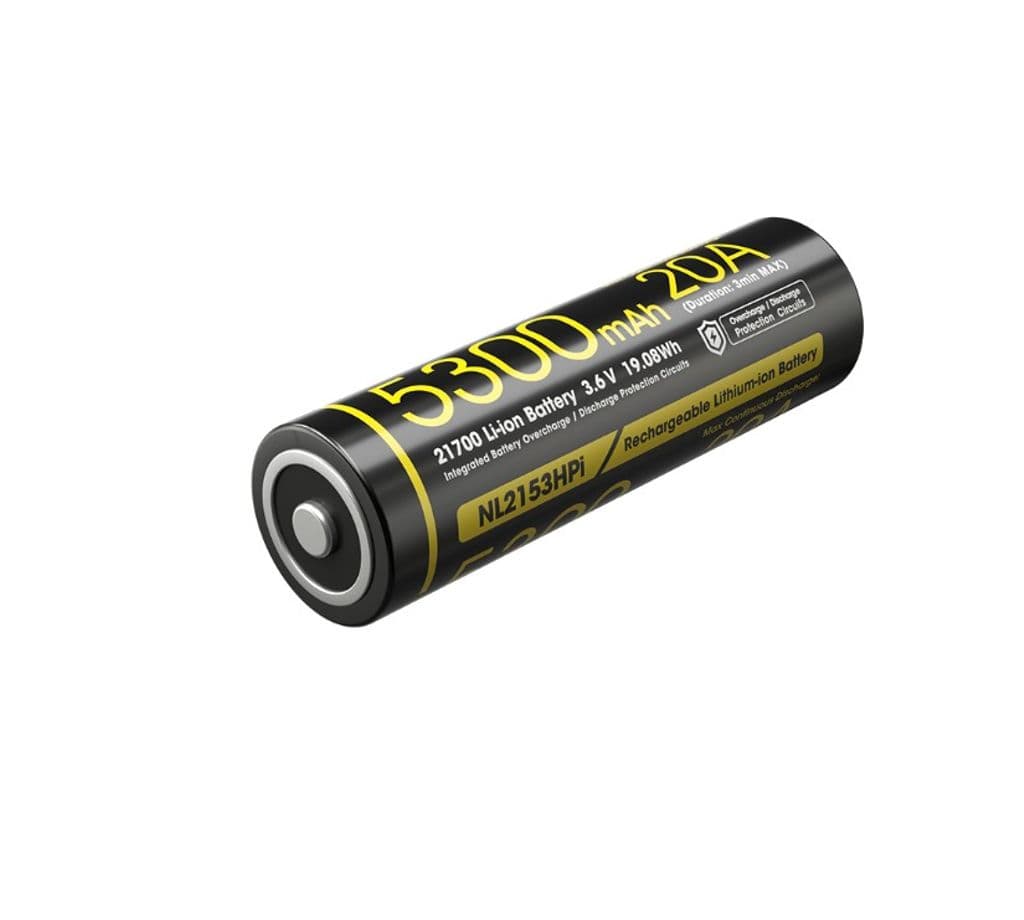 Nitecore NL2153HPi Li-ion 5300mAh 3,6V oppladbart 21700-batteri