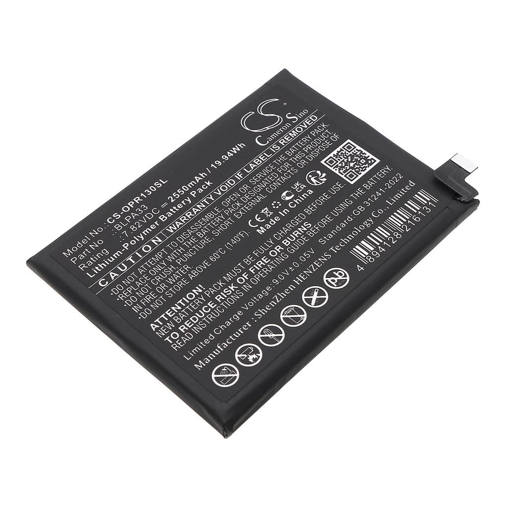 Batteri til Oneplus 12R 5G etc