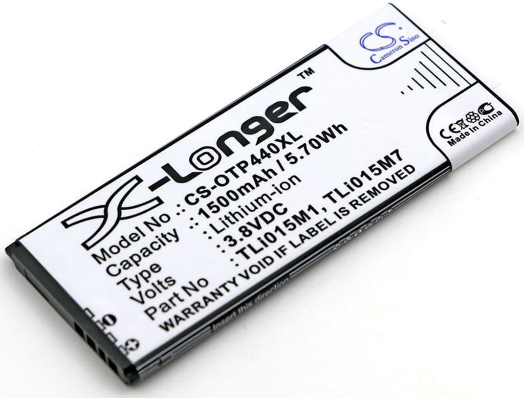 Batteri til Alcatel One Touch Pixi 4 4.0 etc