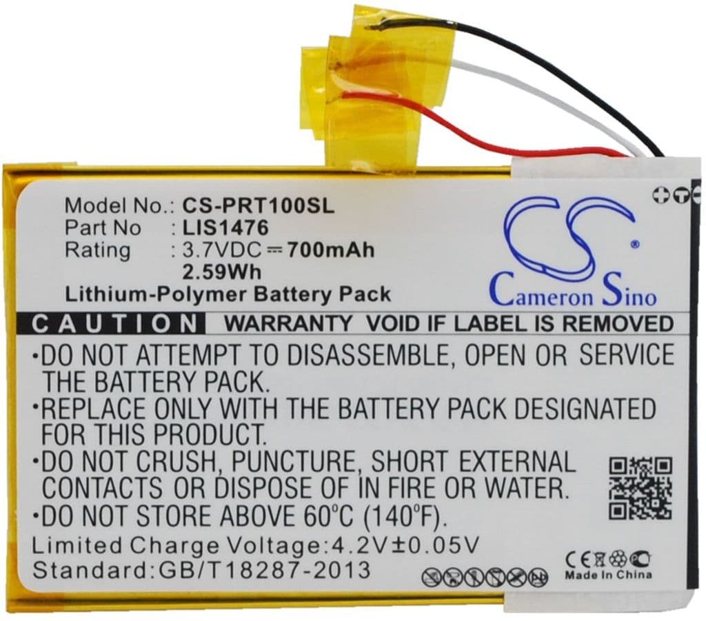 Batteri til Sony PRS-T1 etc