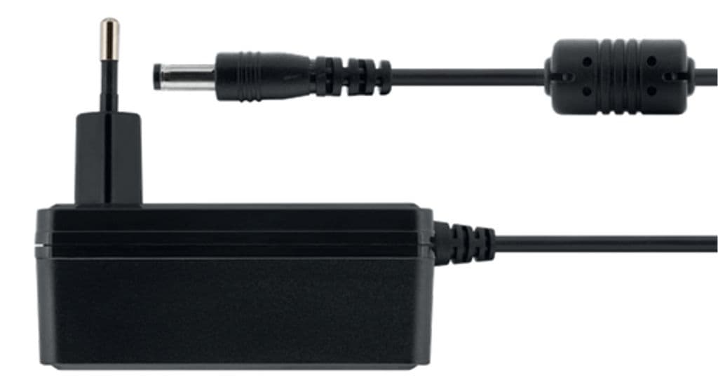 DELTACO Strømadapter, 100-240V AC 50-60Hz til 12V DC, 3A, 1.5m - Svart