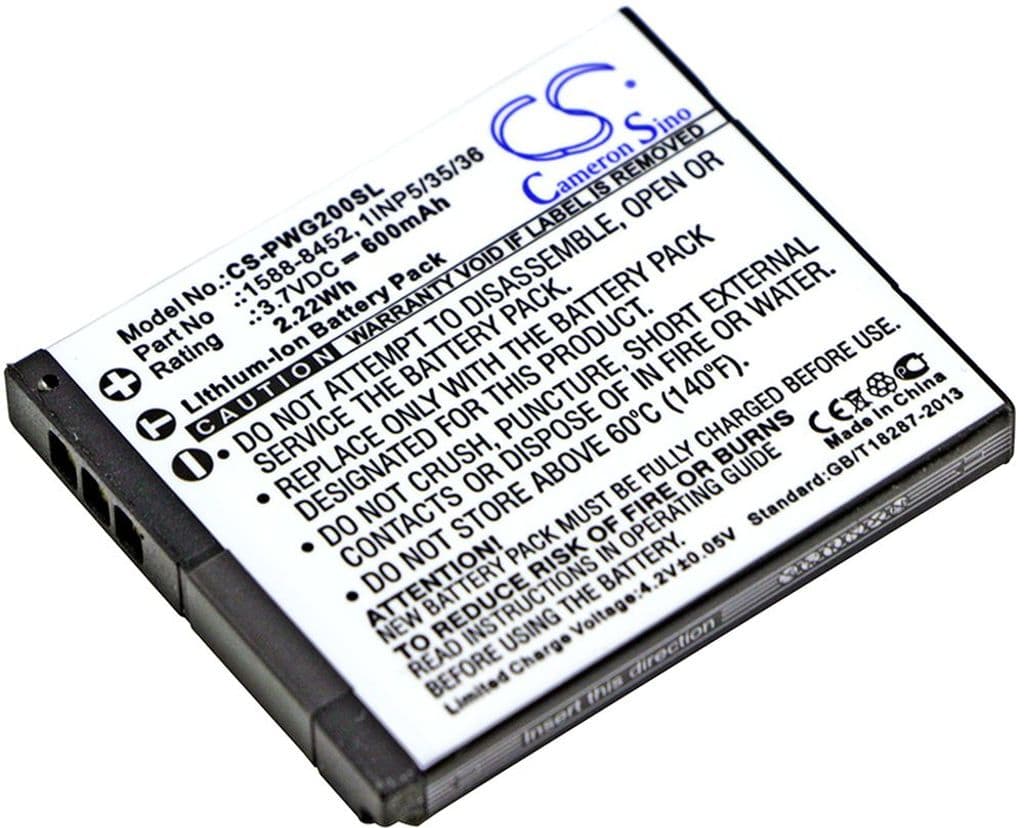 Batteri til Panasonic RP-WFG20 etc