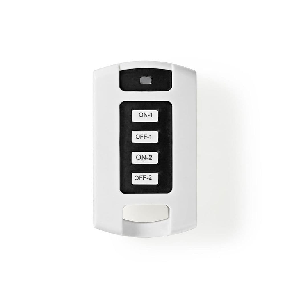 Nedis RF Fjernkontroll 2 kanaler - Hvit