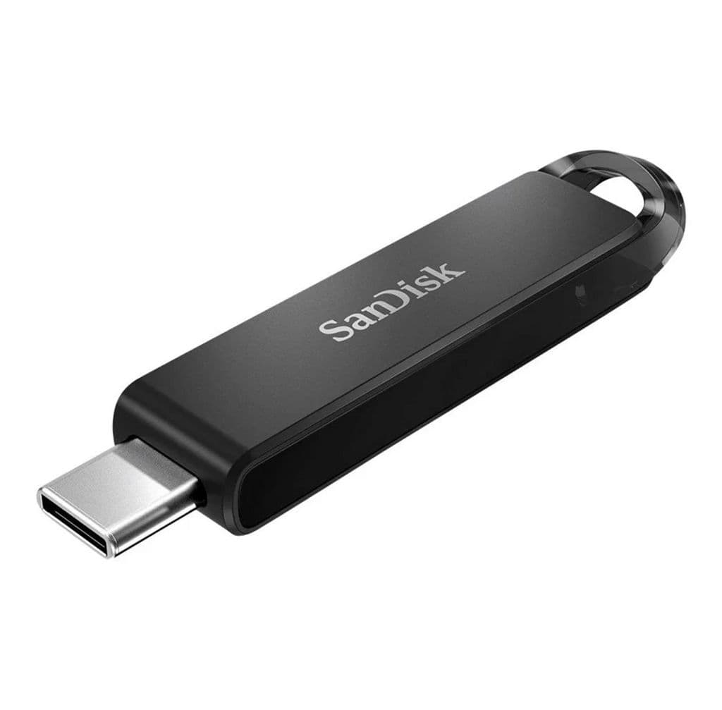 SanDisk Ultra USB-C-minne, 32GB, USB 3.10 CZ460 - Svart
