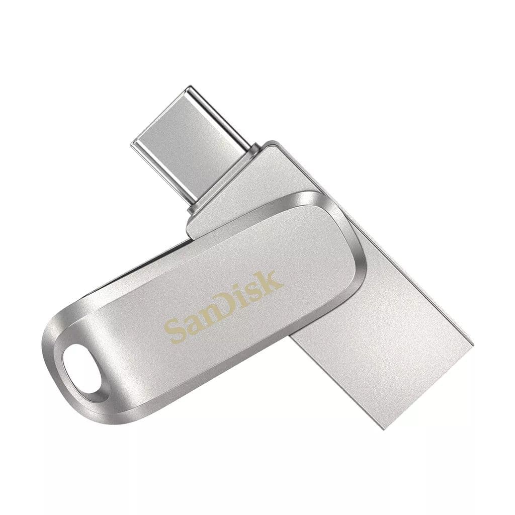 SanDisk Dual Drive Luxe USB-C-minne, 256GB, USB 3.1