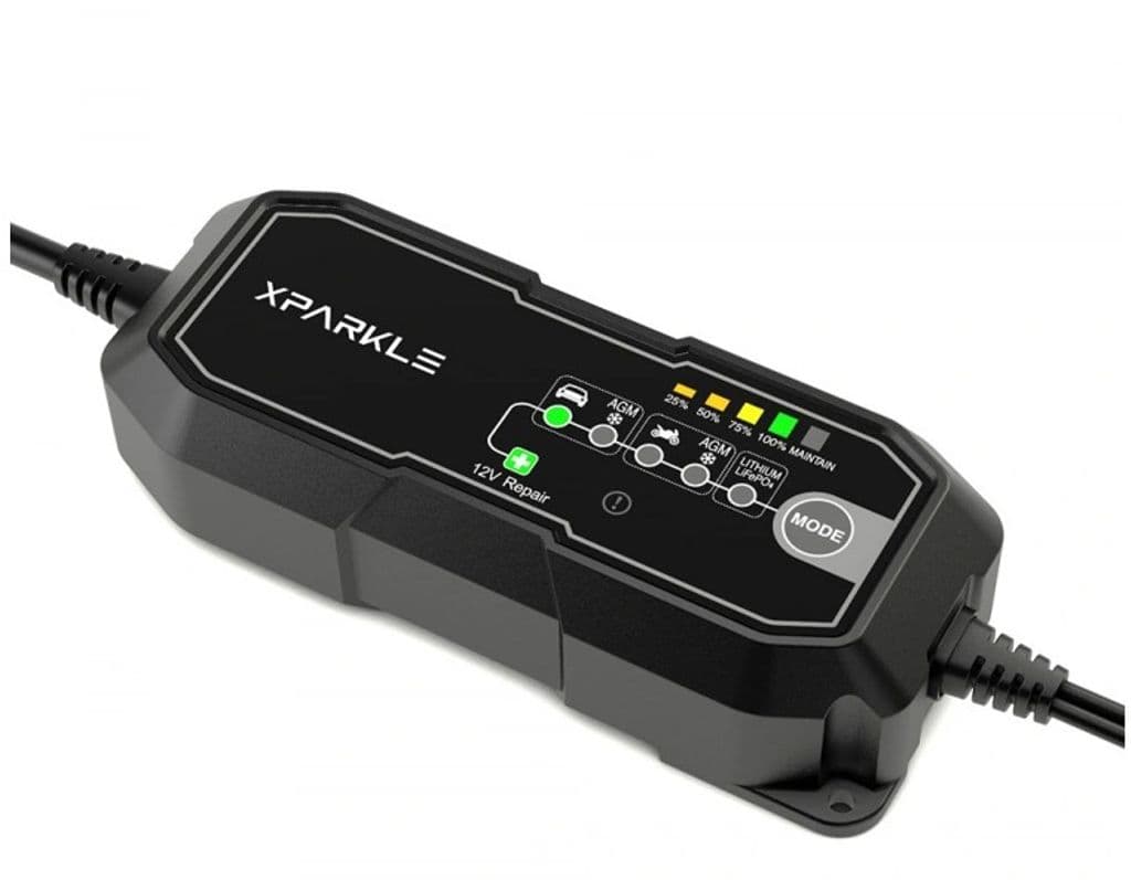 Xparkle ABC01 12V batterilader automatisk - 230VAC