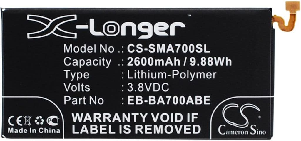 Batteri til Samsung Galaxy A7 etc