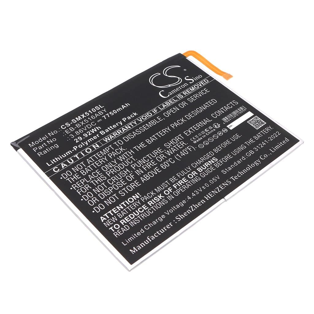 Batteri til Samsung Galaxy Tab S9 FE osv.