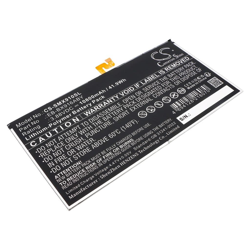 Batteri til Samsung Galaxy Tab S9 Ultra osv