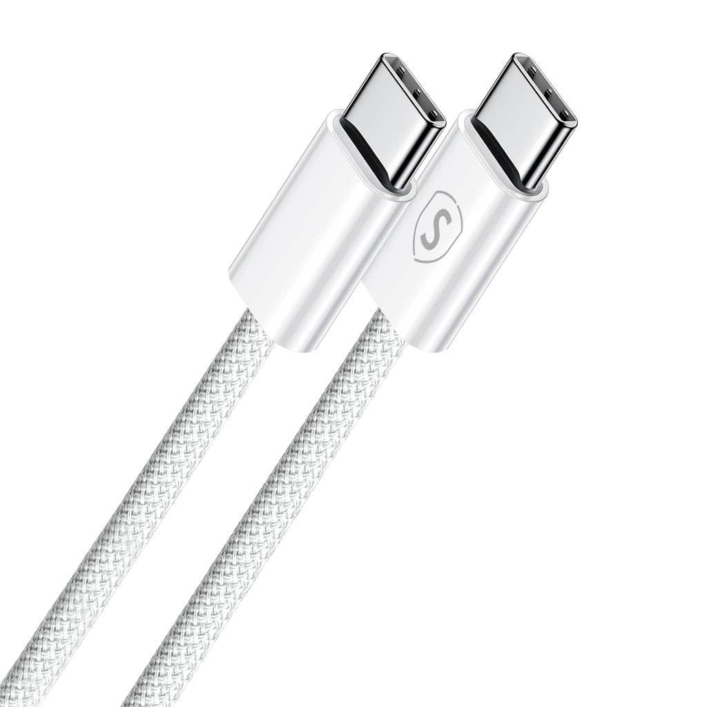 SiGN USB-C til USB-C-kabel, 60W/3A, 1m - Hvit