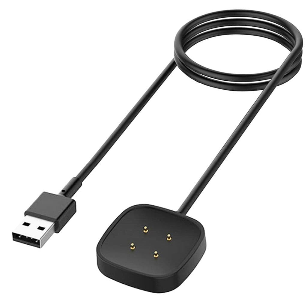 Fitbit-lader til Fitbit Sense 2/Versa 3/Versa 4 – svart