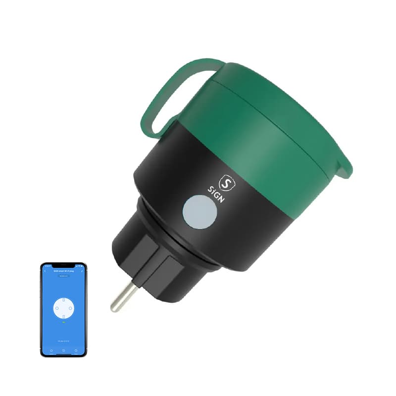 SiGN Smart WiFi-plugg utendørs IP44 16A