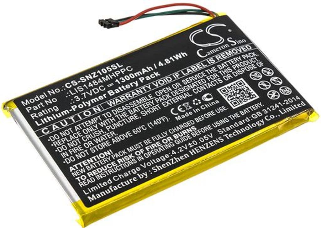 Batteri til Sony NWZ-Z1050 etc