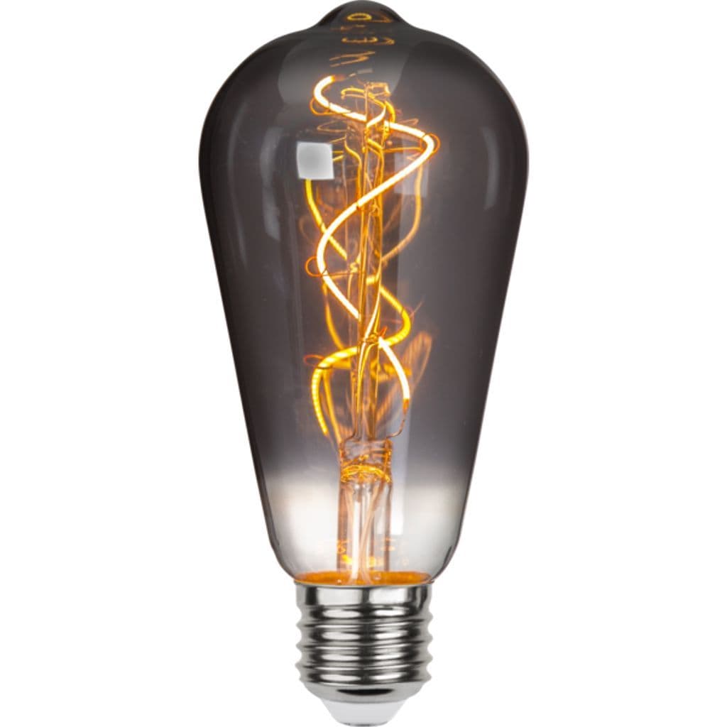 LED-pære E27 ST64 røkt glass 3W 1800K 40 lumen