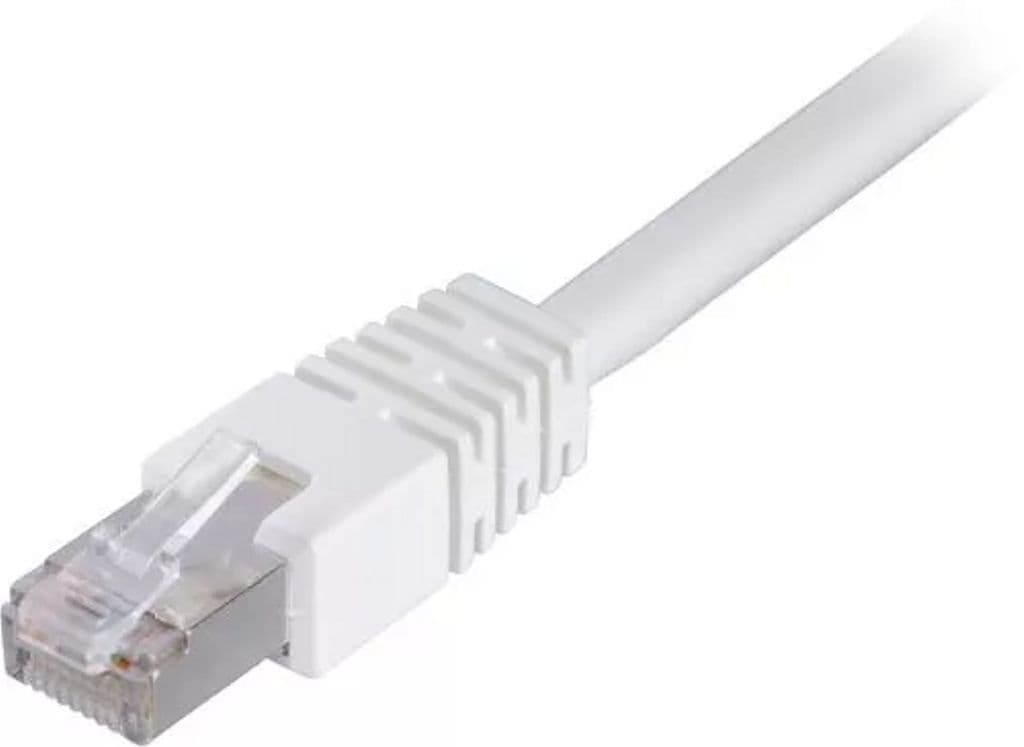 DELTACO UTP Cat6 Nettverkskabel LSZH, 3m - Hvit