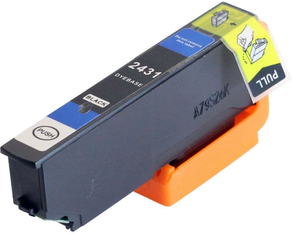 Kompatibel med T2431 (24XL) Blekkpatron svart for Epson