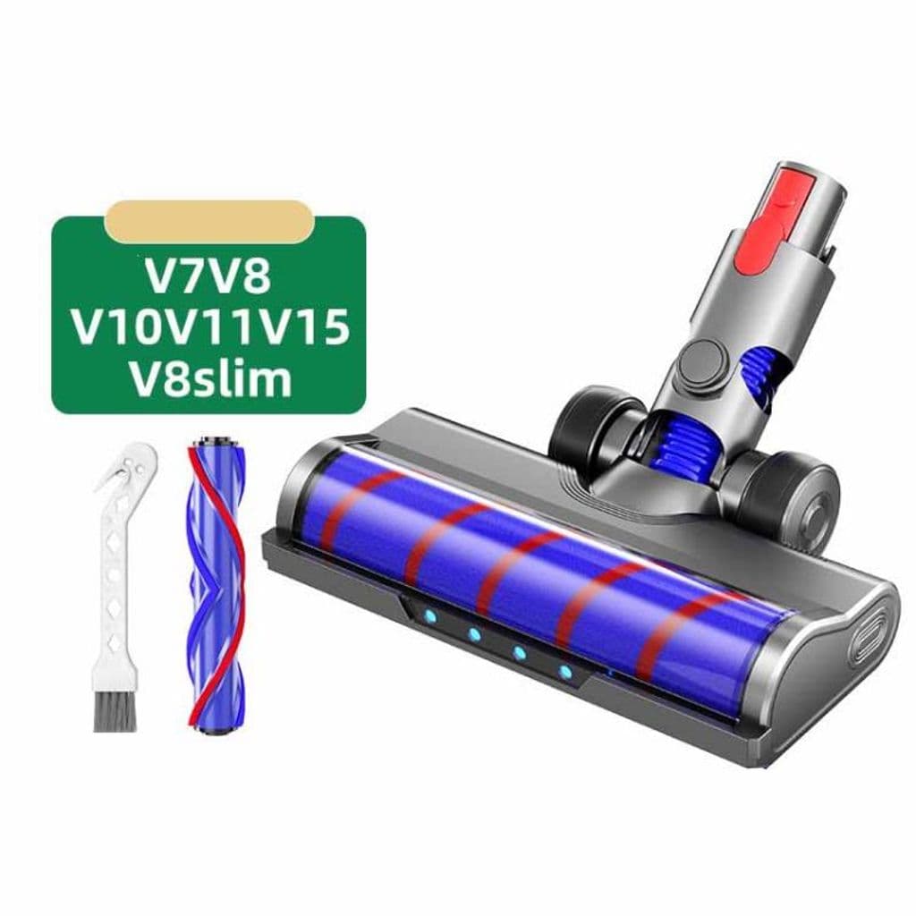 Dyson V15/V8 Slim/V11/V10/V7/V8 Gulvmunnstykke med myk + direktedrevet børste