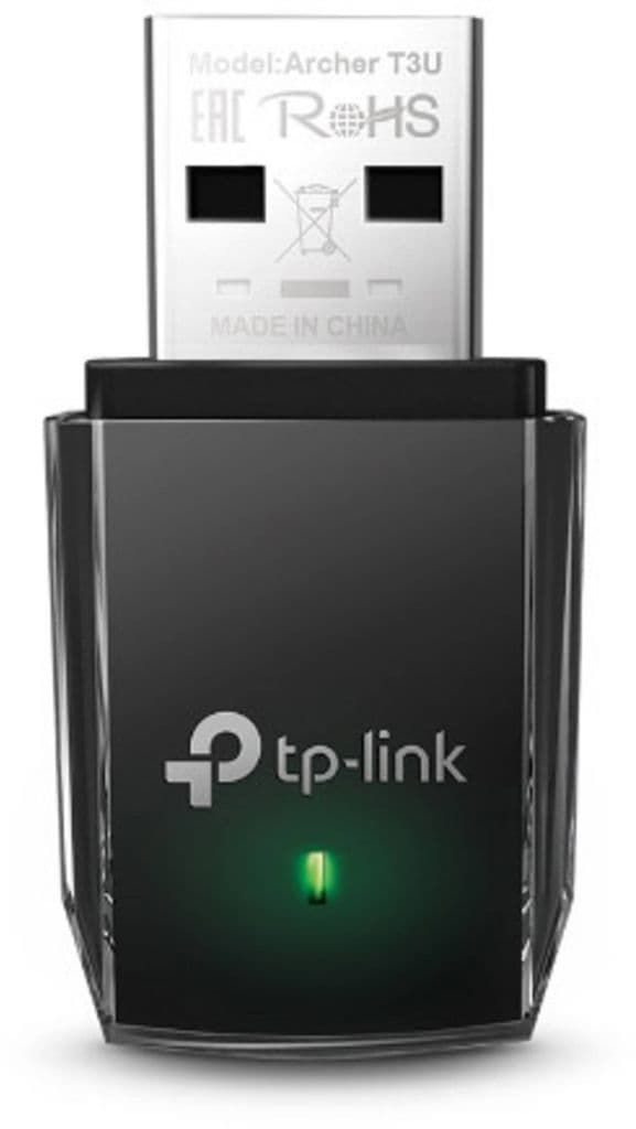 TP-LINK ARCHER T3U WiFi nettverksadapter USB 3.0 - Svart